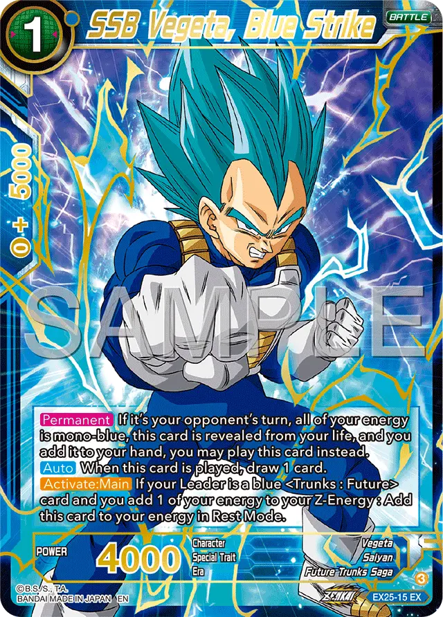 SSB Vegeta, Blue Strike