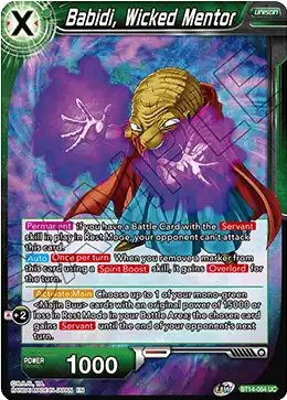Babidi, Wicked Mentor