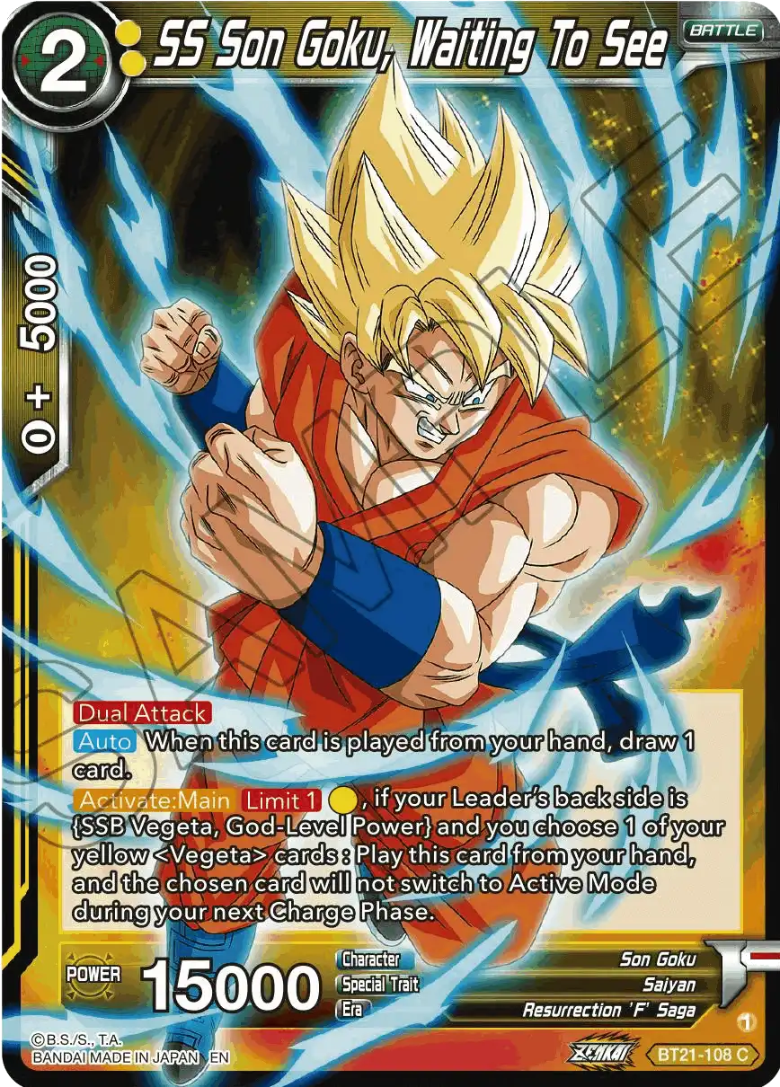 SS Son Goku, Waiting to See