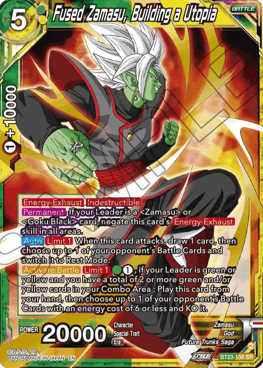 Fused Zamasu, Building a Utopia