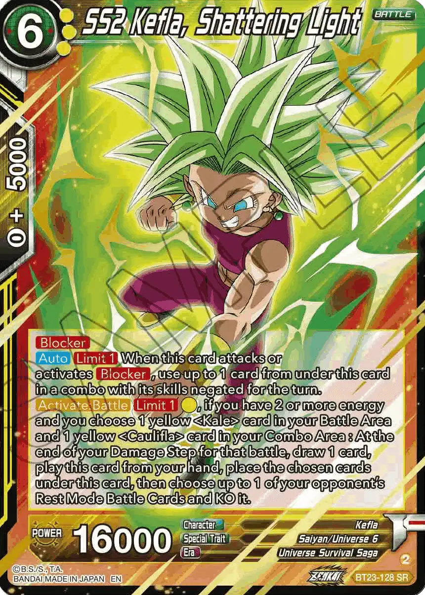SS2 Kefla, Shattering Light