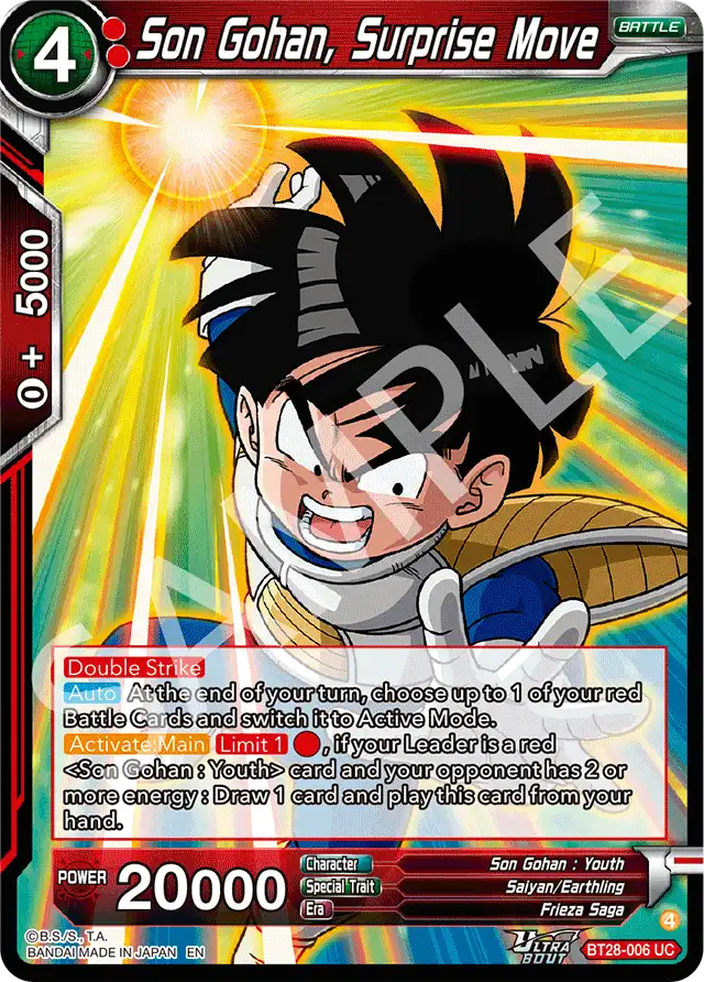Son Gohan, Surprise Move