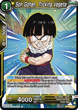 Son Gohan, Tricking Vegeta