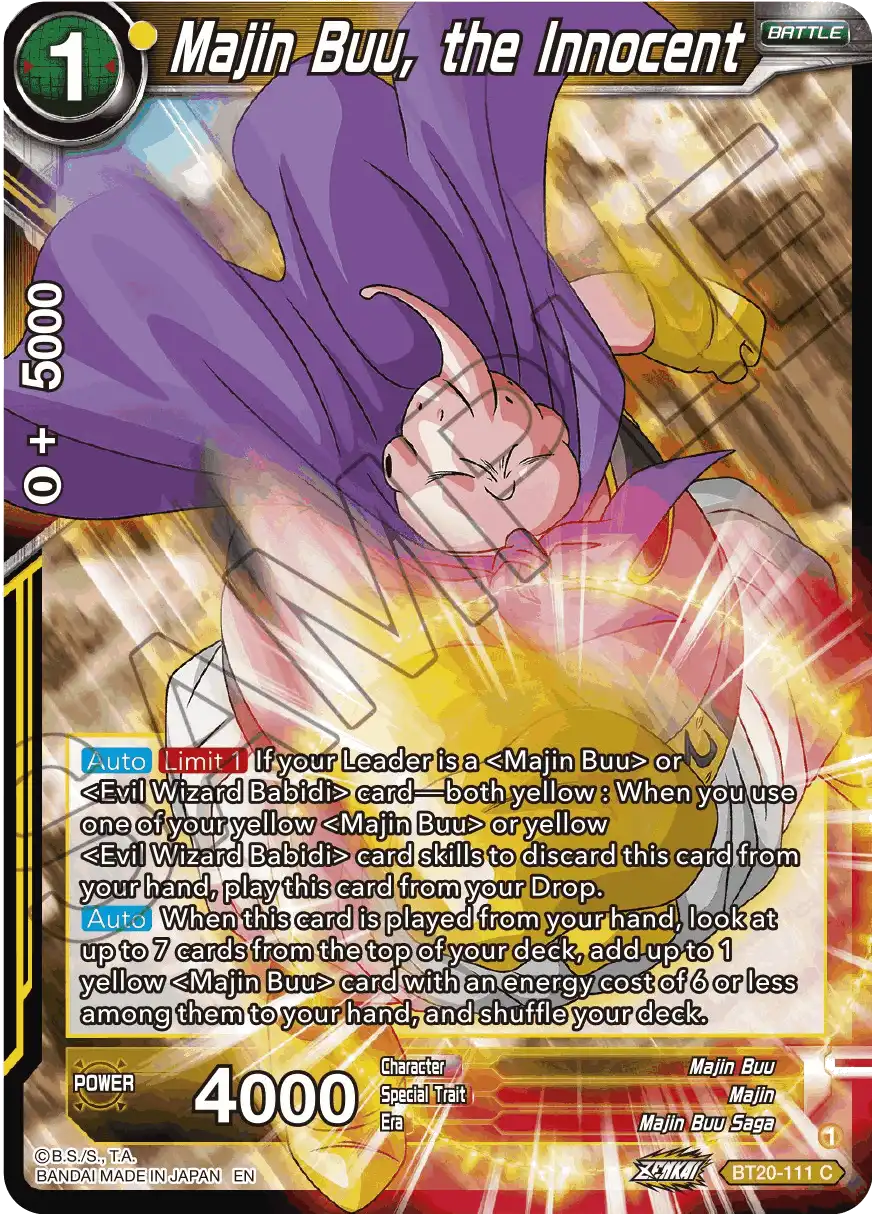 Majin Buu, the Innocent