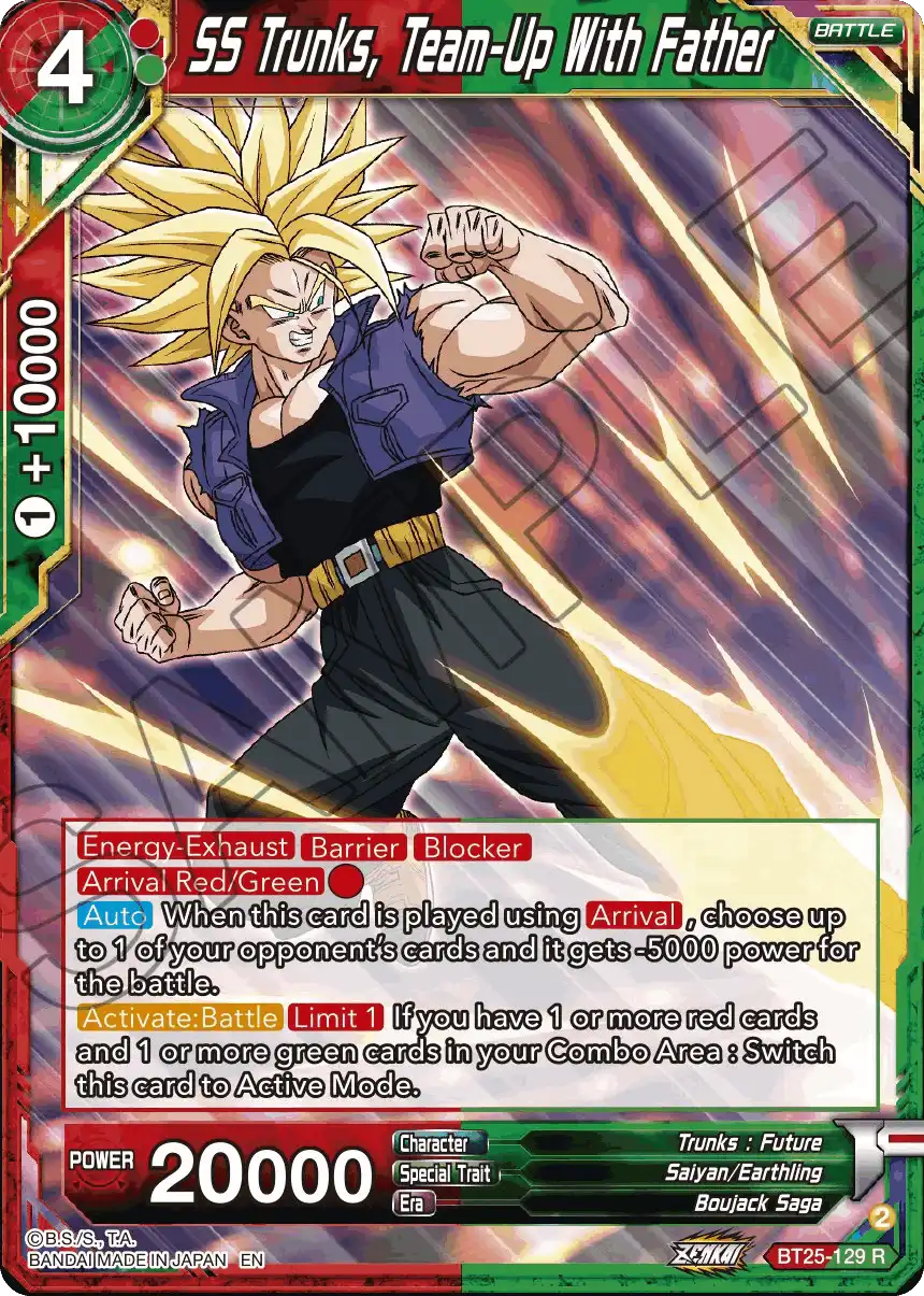 SS Trunks, Team-Up With Father