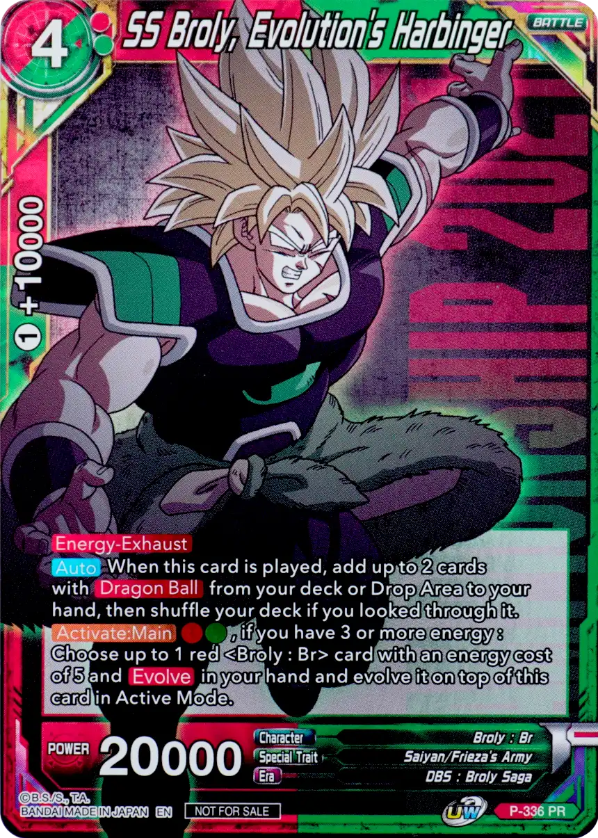 SS Broly, Evolution's Harbinger