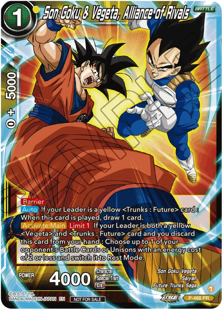 Son Goku & Vegeta, Alliance of Rivals