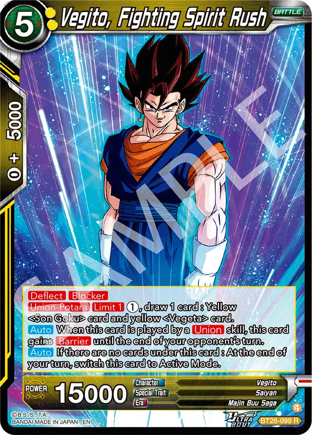 Vegito, Fighting Spirit Rush