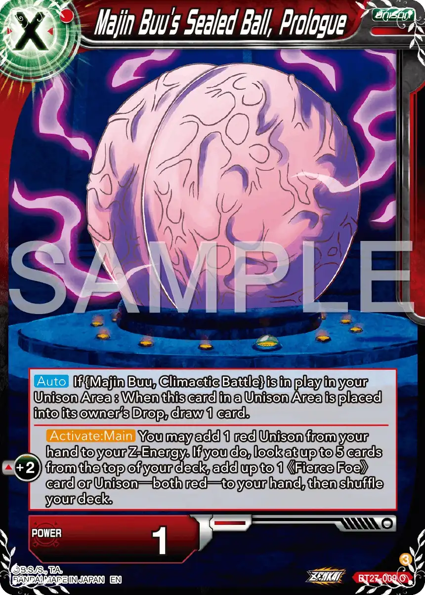Majin Buu's Sealed Ball, Prologue