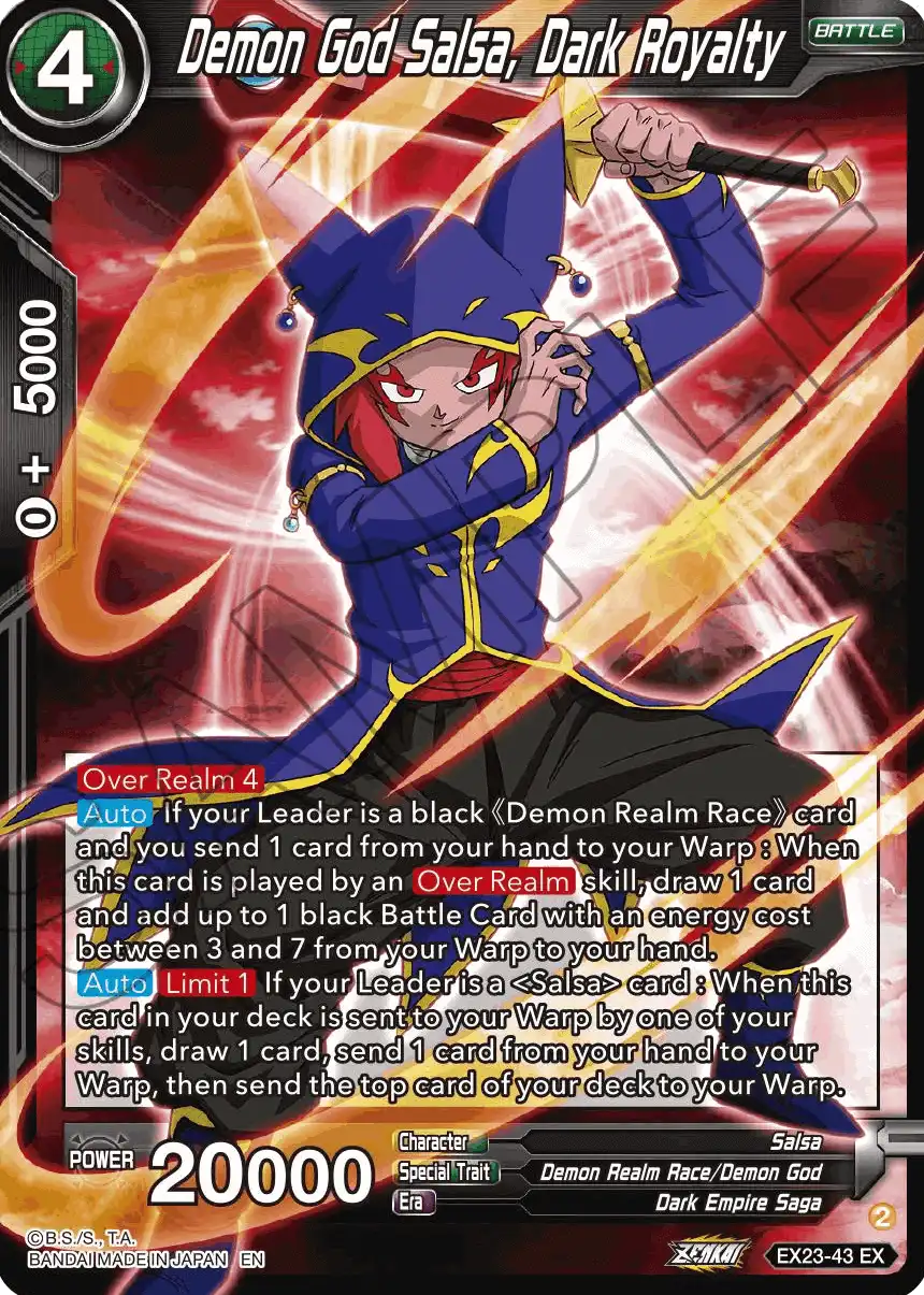 Demon God Salsa, Dark Royalty