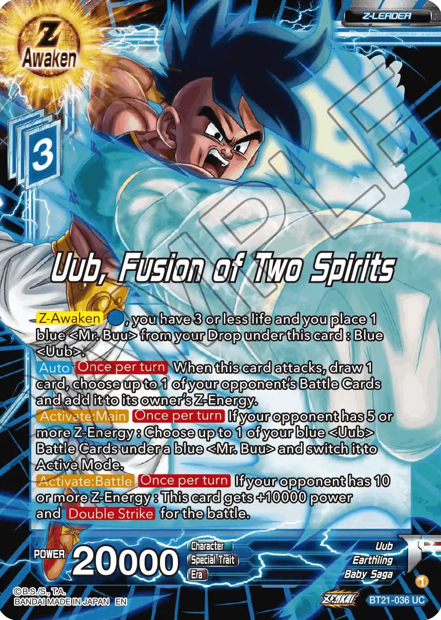 Uub, Fusion of Two Spirits