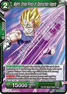 Mighty Strike Prince of Destruction Vegeta