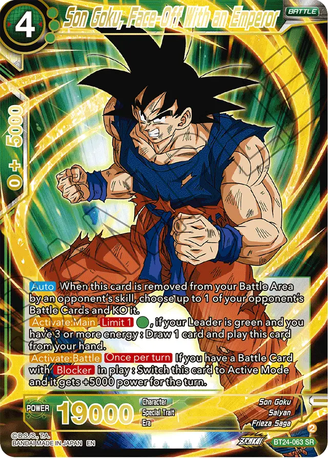 Son Goku, Face-Off With an Emperor