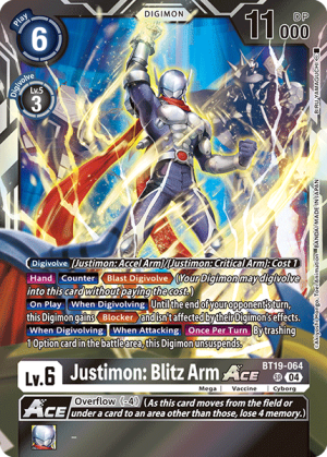 Justimon: Blitz Arm