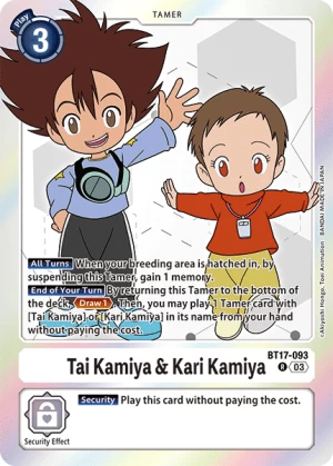 Tai Kamiya & Kari Kamiya