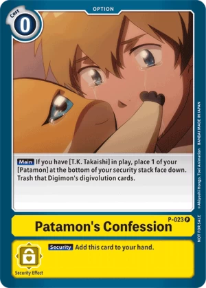 Patamon's Confession