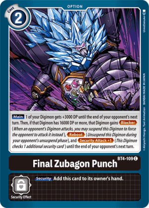 Final Zubagon Punch