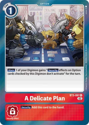 A Delicate Plan