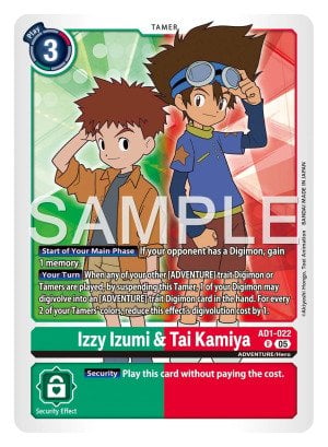 Izzy Izumi & Tai Kamiya