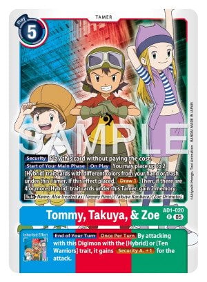 Tommy, Takuya, & Zoe