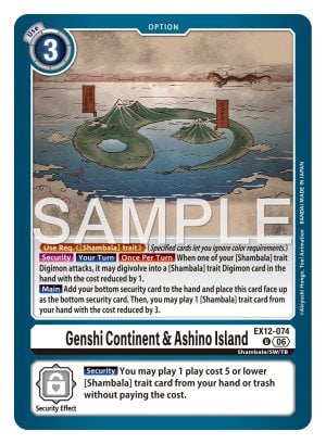 Genshi Continent & Ashino Island