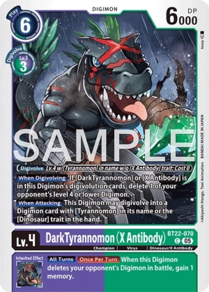 DarkTyrannomon (X Antibody)