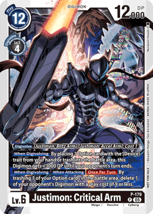 Justimon: Critical Arm