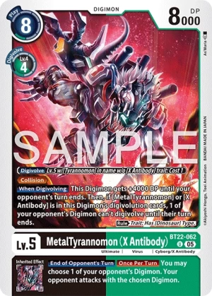 MetalTyrannomon (X Antibody)