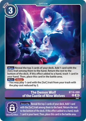 The Demon Wolf of the Castle of Nine Wolves