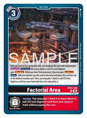 Factorial Area