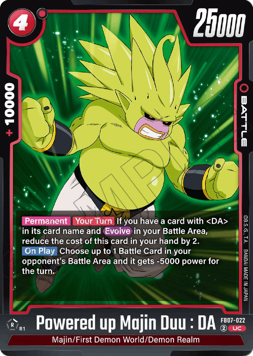 Powered up Majin Duu: DA