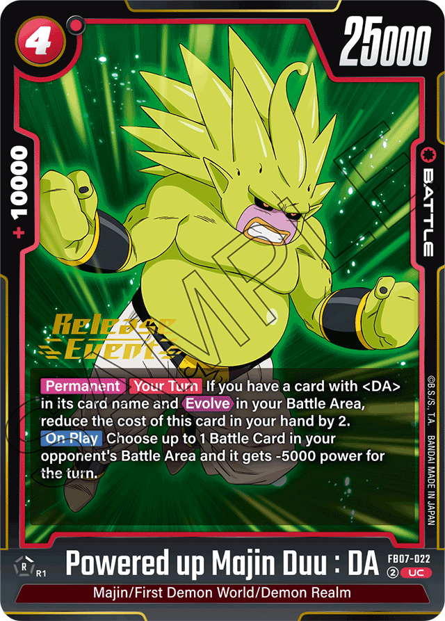 Powered up Majin Duu: DA