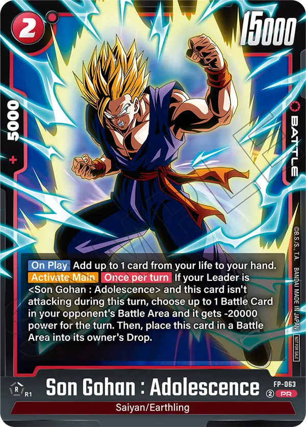 Son Gohan : Adolescence