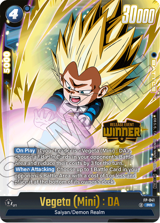 Vegeta (Mini): DA