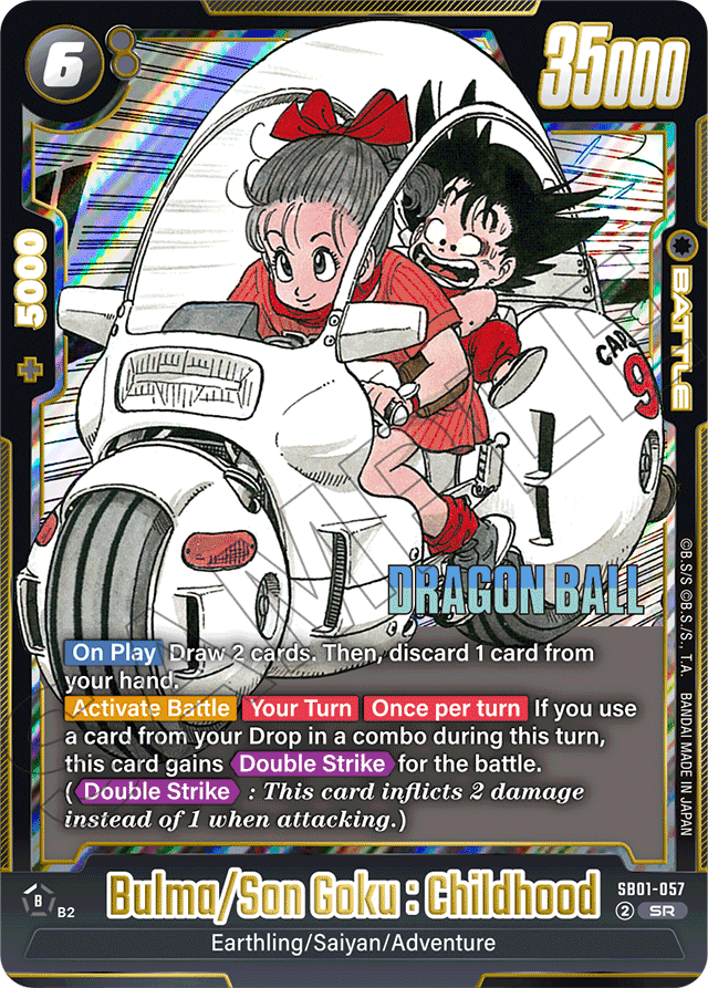 Bulma/Son Goku: Childhood