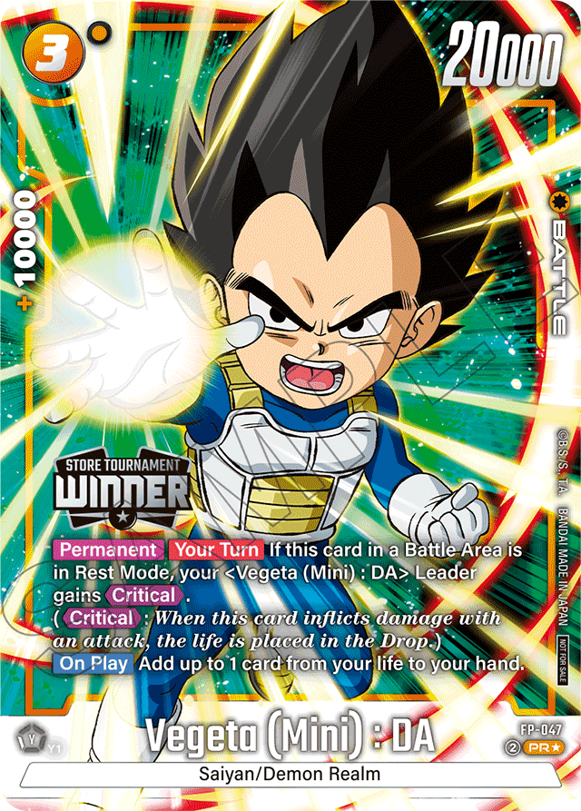 Vegeta (Mini): DA