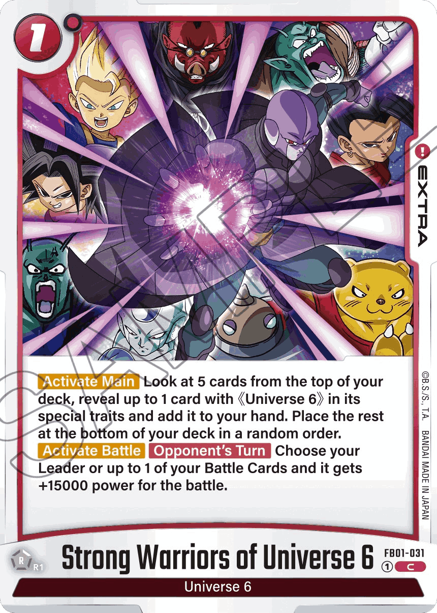 Strong Warriors of Universe 6