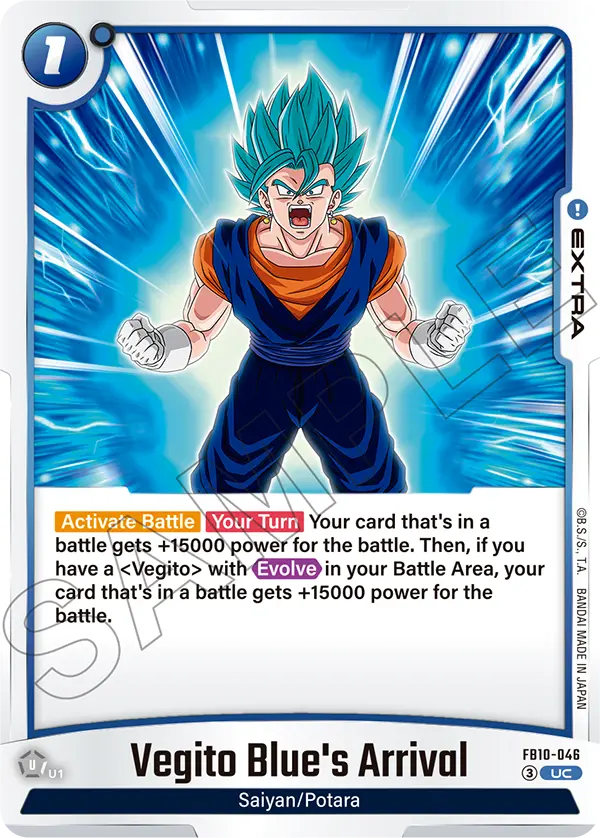 Vegito Blue's Arrival