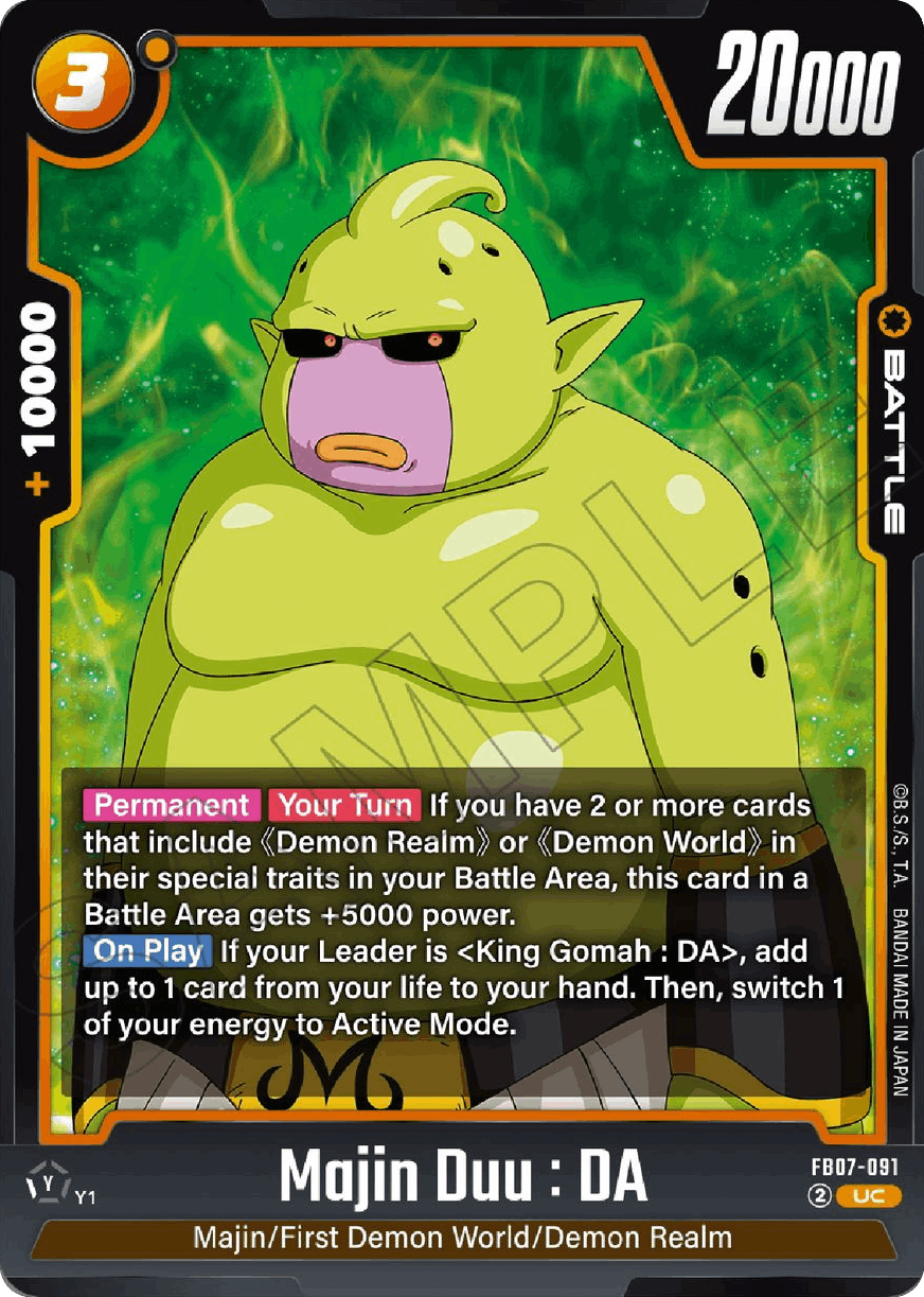 Majin Duu: DA