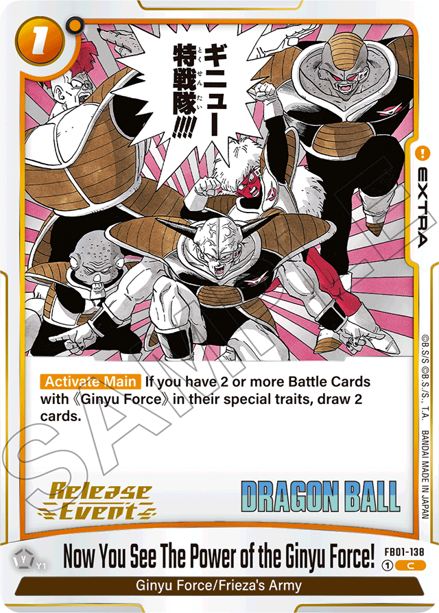 Now You See The Power of the Ginyu Force!