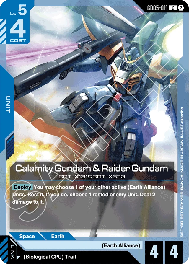 Calamity Gundam & Raider Gundam
