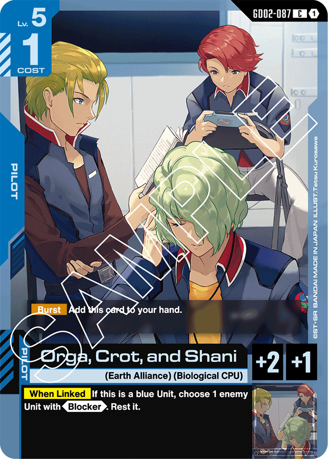Orga, Crot, and Shani