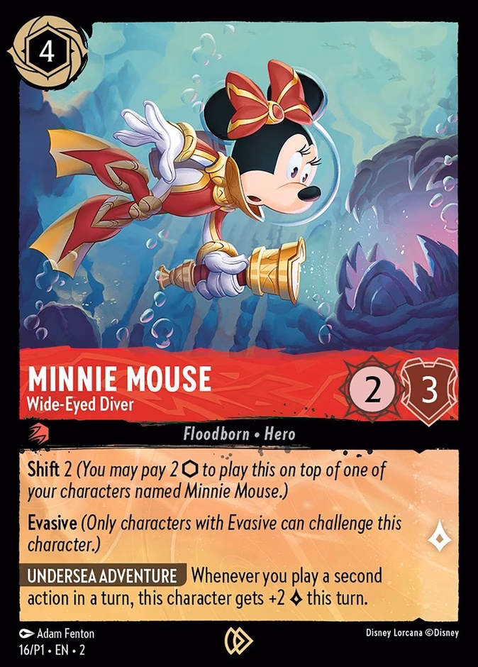 Minnie Mouse - Wide-Eyed Diver
