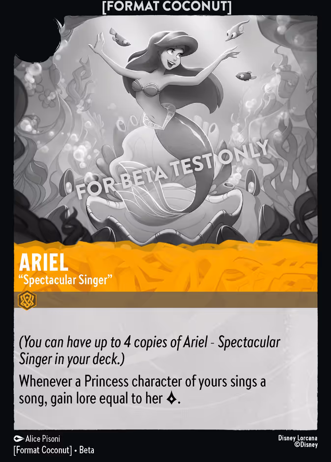 Ariel - "Spectacular Singer"