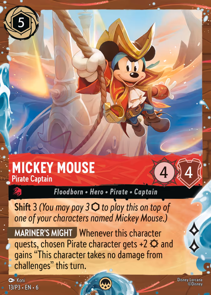Mickey Mouse - Pirate Captain
