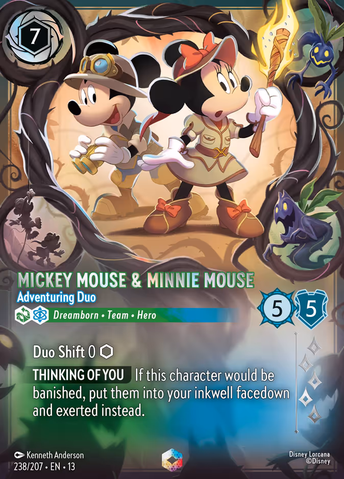 Mickey Mouse & Minnie Mouse - Adventuring Duo