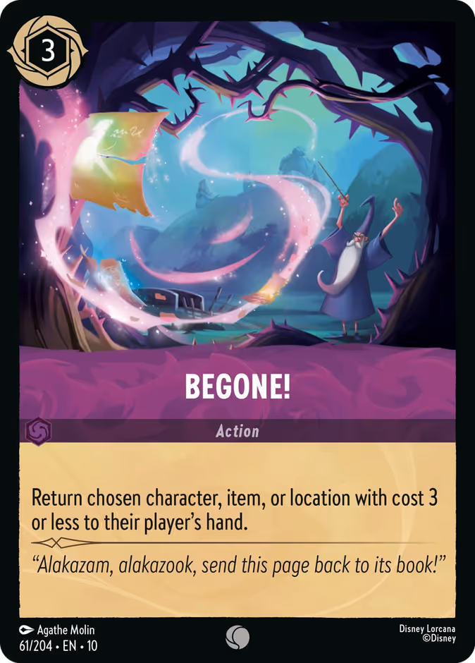 Begone!