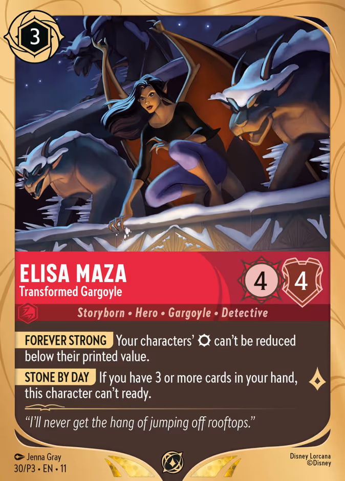 Elisa Maza - Transformed Gargoyle
