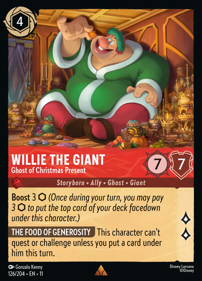 Willie the Giant - Ghost of Christmas Present