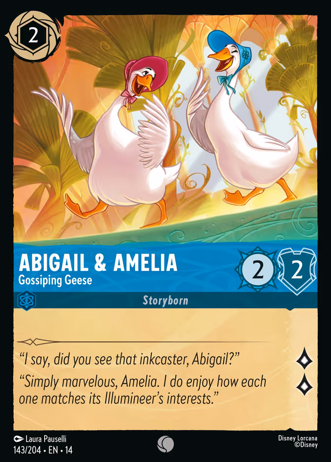 Abigail & Amelia - Gossiping Geese